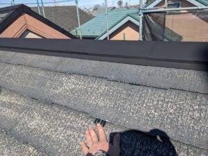 外壁全体のチョーキング現象