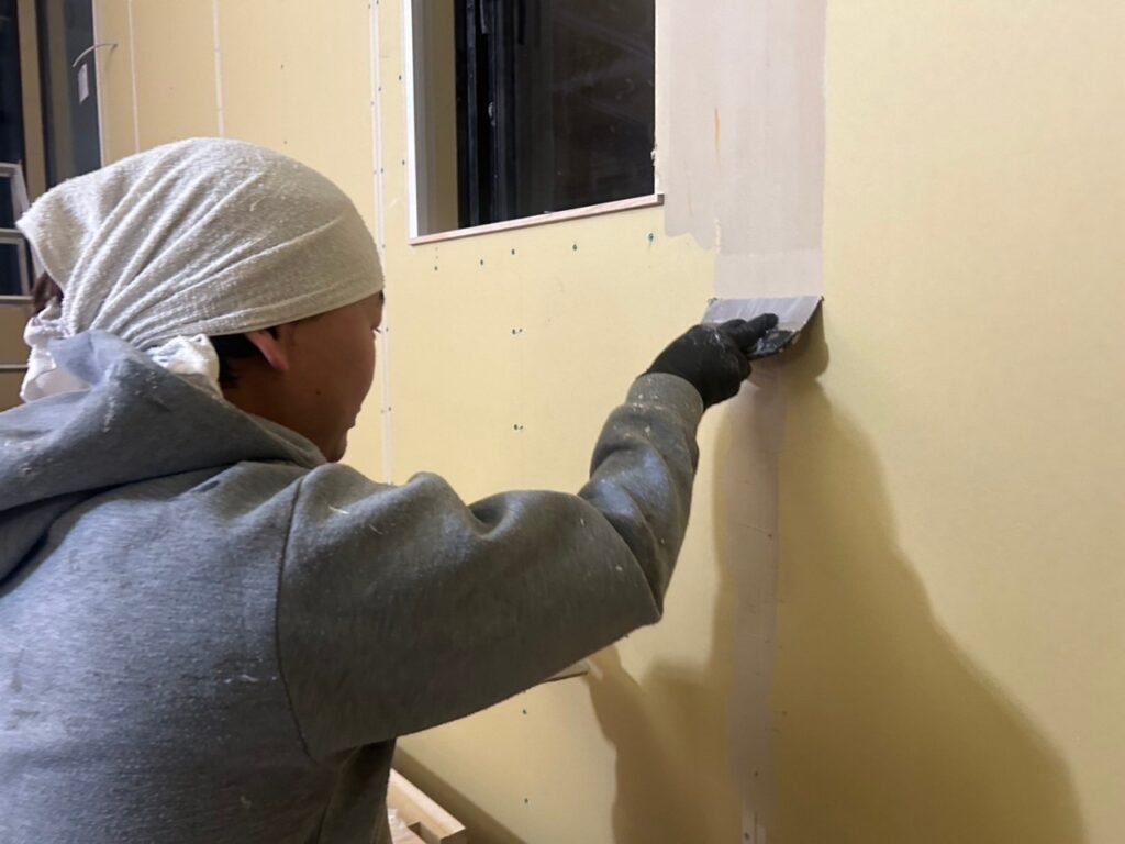 美しく仕上がった外壁