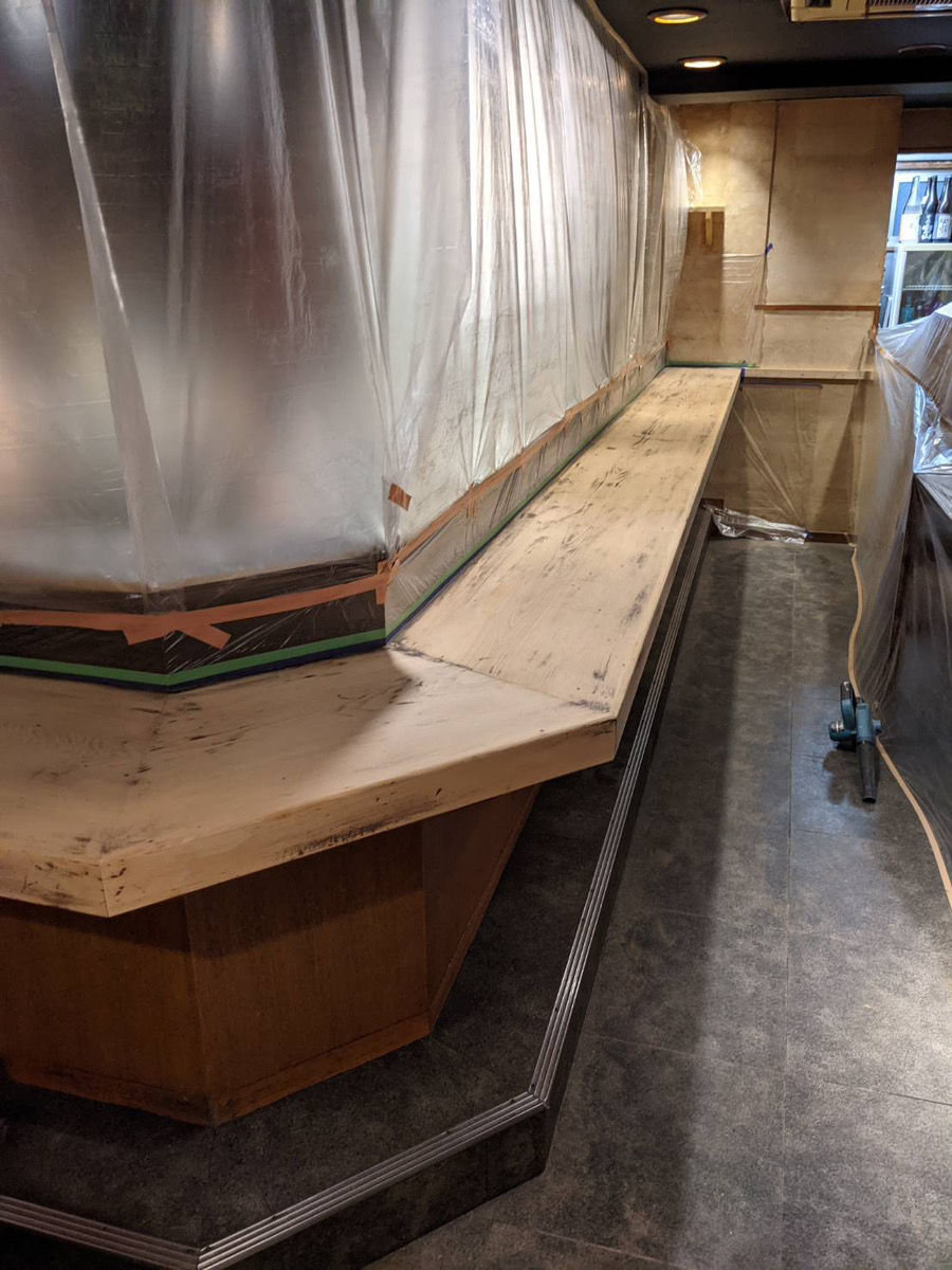 内装塗装工事 施工4